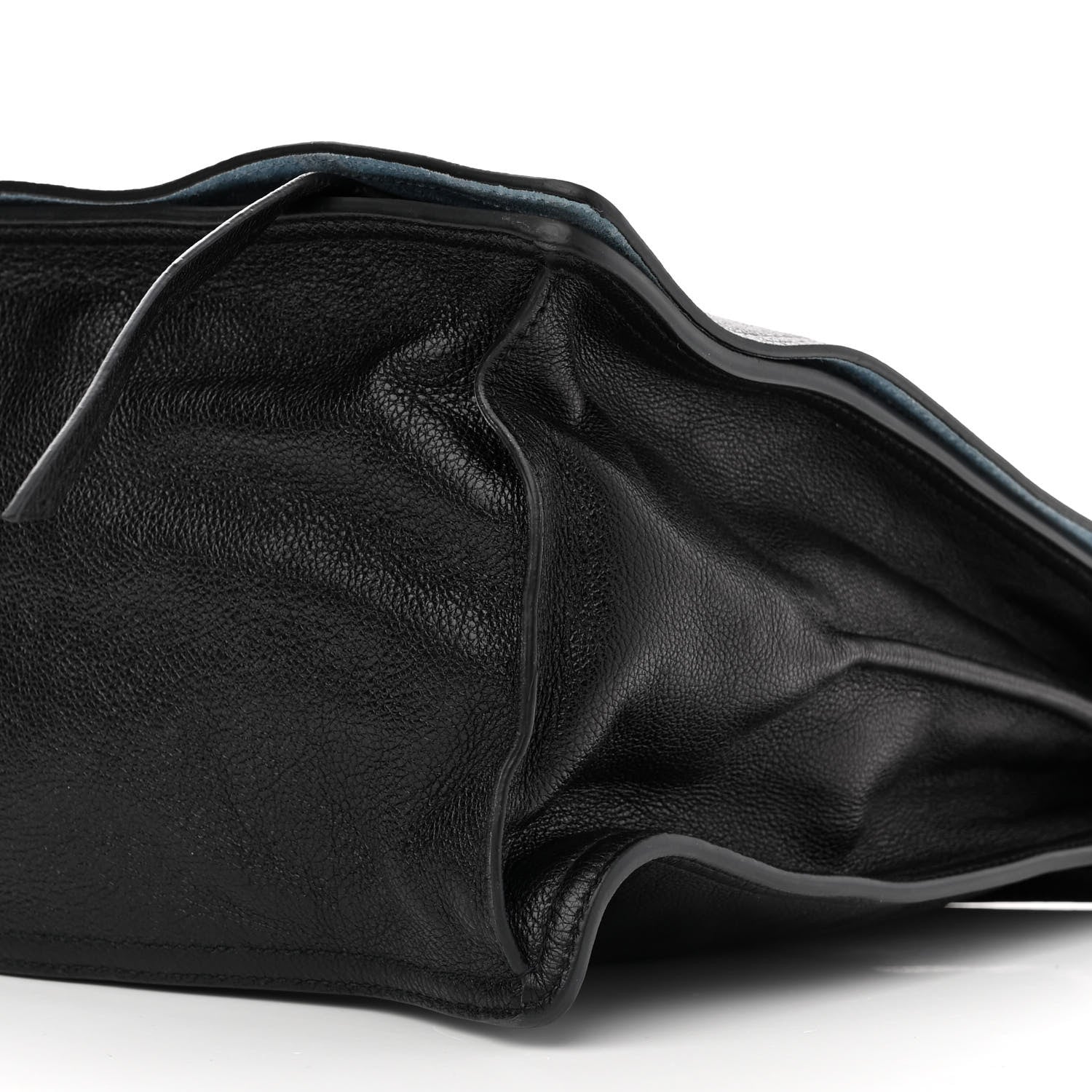 Prada Glace Calf Etiquette Flap Black Astrale 13 of 13