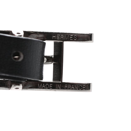 Hermes Chamonix Behapi Double Tour Bracelet XS Black Etoupe 4 of 4