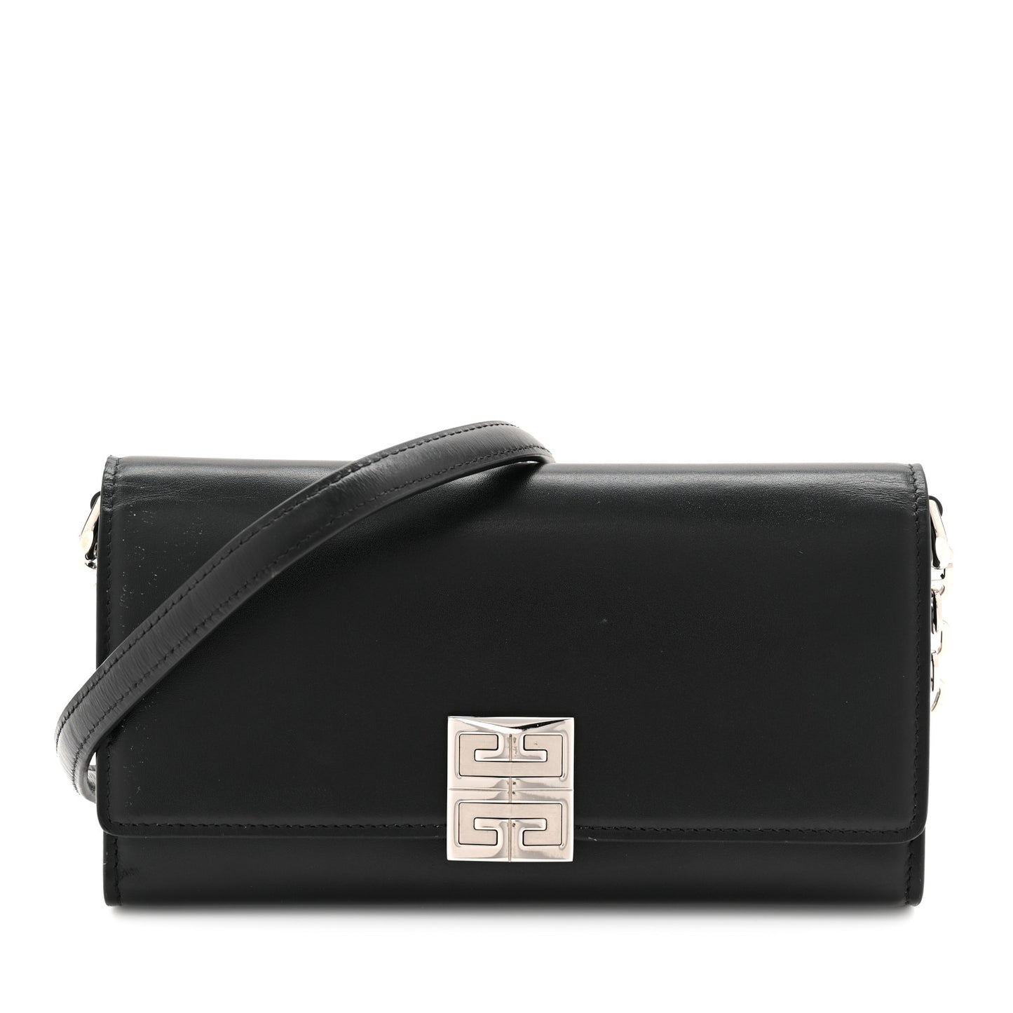 Box Calfskin 4G Wallet on Chain Black