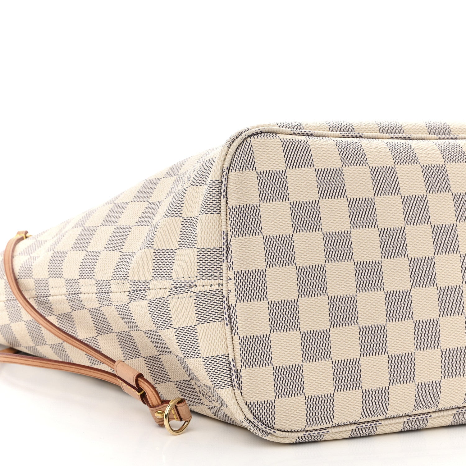 Louis Vuitton Damier Azur Neo Neverfull MM Rose Ballerine 10 of 11