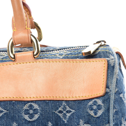 Louis Vuitton Monogram Denim Neo Speedy Blue 13 of 18