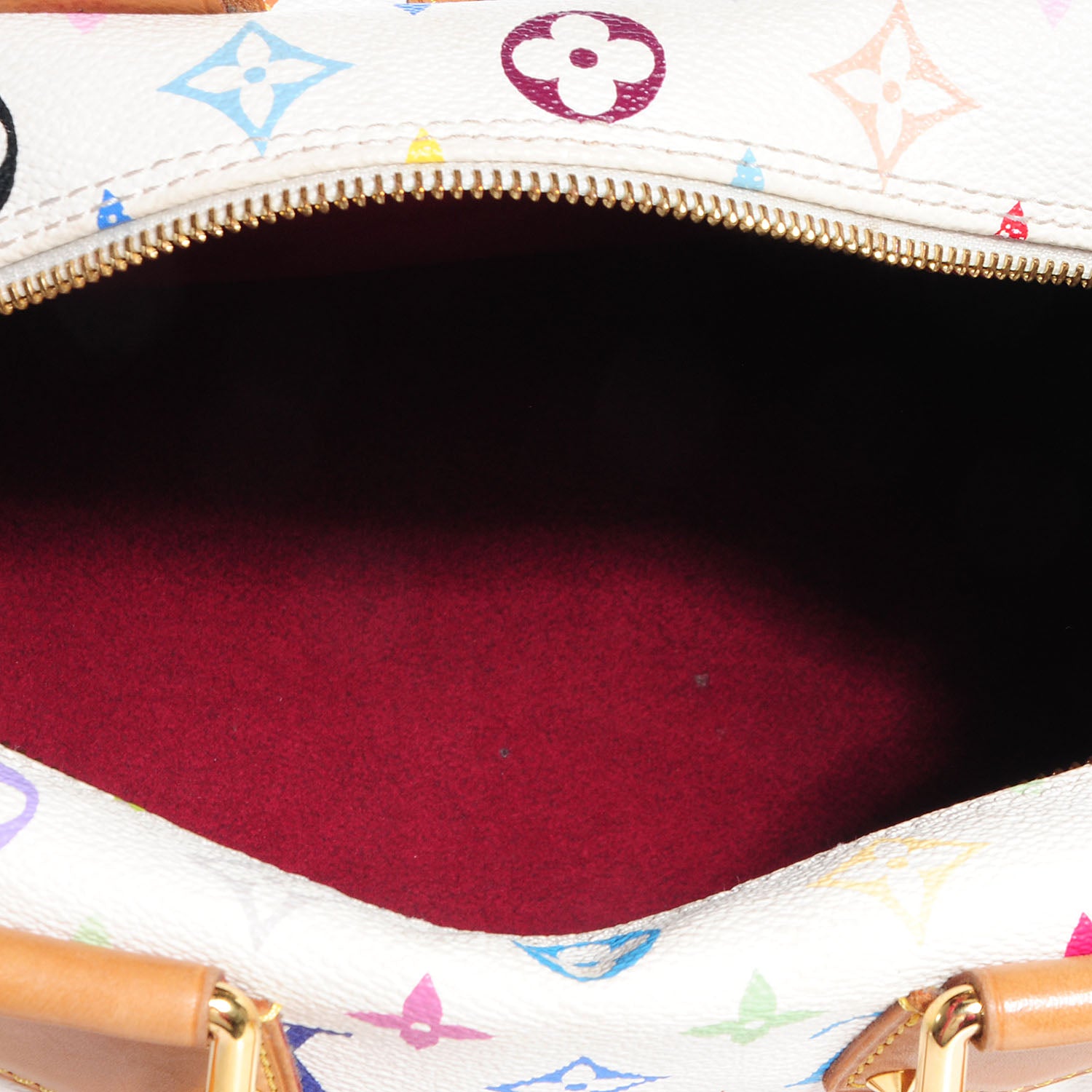 Louis Vuitton Monogram Multicolor Speedy 30 White 5 of 7