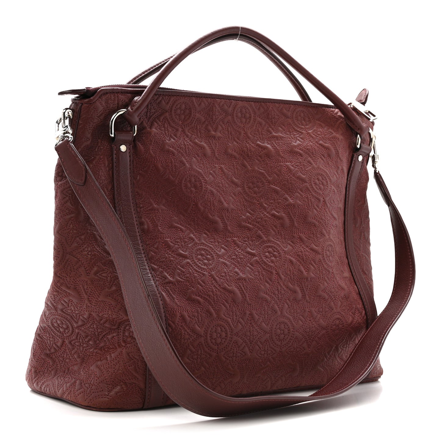 Monogram Lambskin Antheia Ixia MM Fuchsia