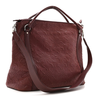 Louis Vuitton Monogram Lambskin Antheia Ixia MM Fuchsia 3 of 11