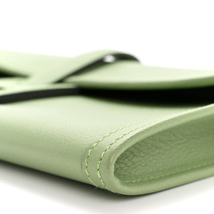 Hermes Evercolor Jige Elan 29 Clutch Vert Criquet 10 of 13