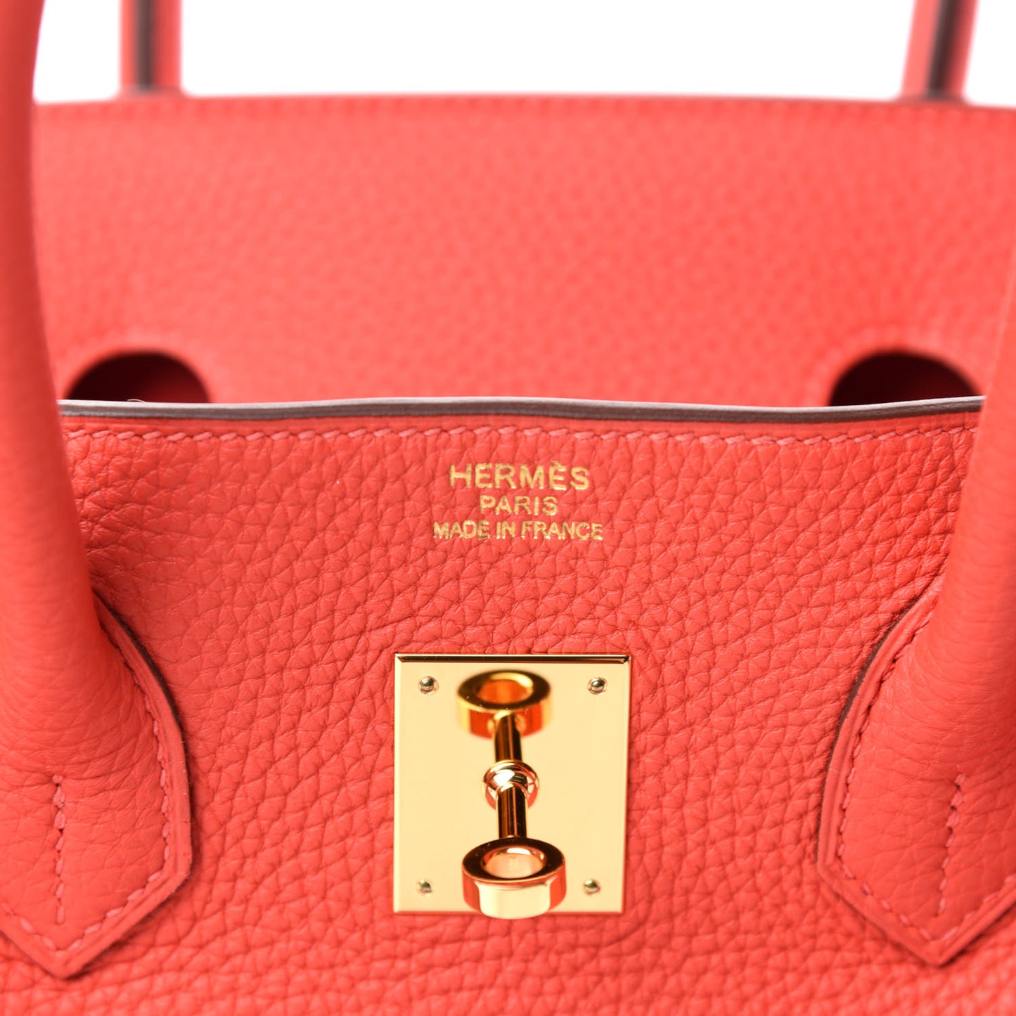 Togo Birkin 35 Rouge Pivoine