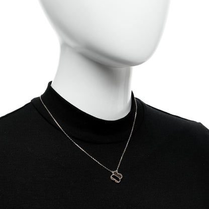Van Cleef & Arpels 18K Yellow Gold Tiger Eye Vintage Alhambra Pendant Necklace 2 of 6