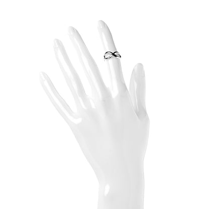 Tiffany Sterling Silver Infinity Ring 47 4 2 of 5