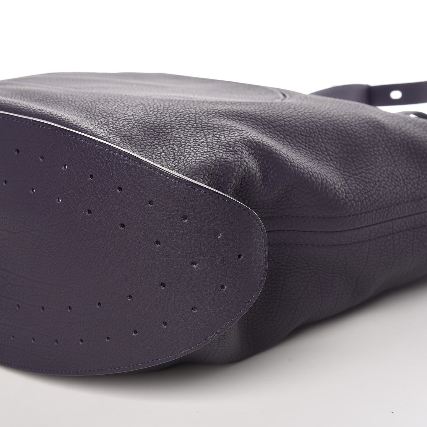 Grained Calfskin Le Pin Tote Indigo