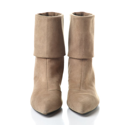 Louis Vuitton Suede Secrecy Ankle Boots 37.5 Taupe 2 of 9
