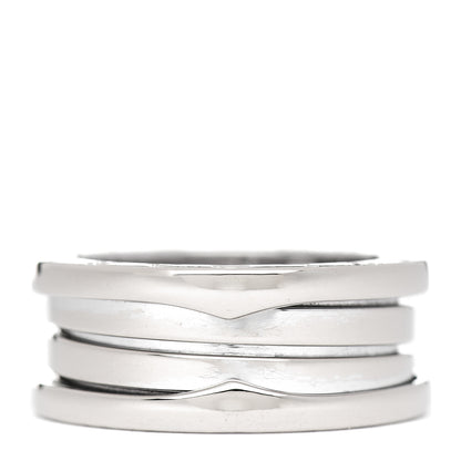 Bulgari 18K White Gold B.Zero1 Three-Band Ring 53 6.25 1 of 5