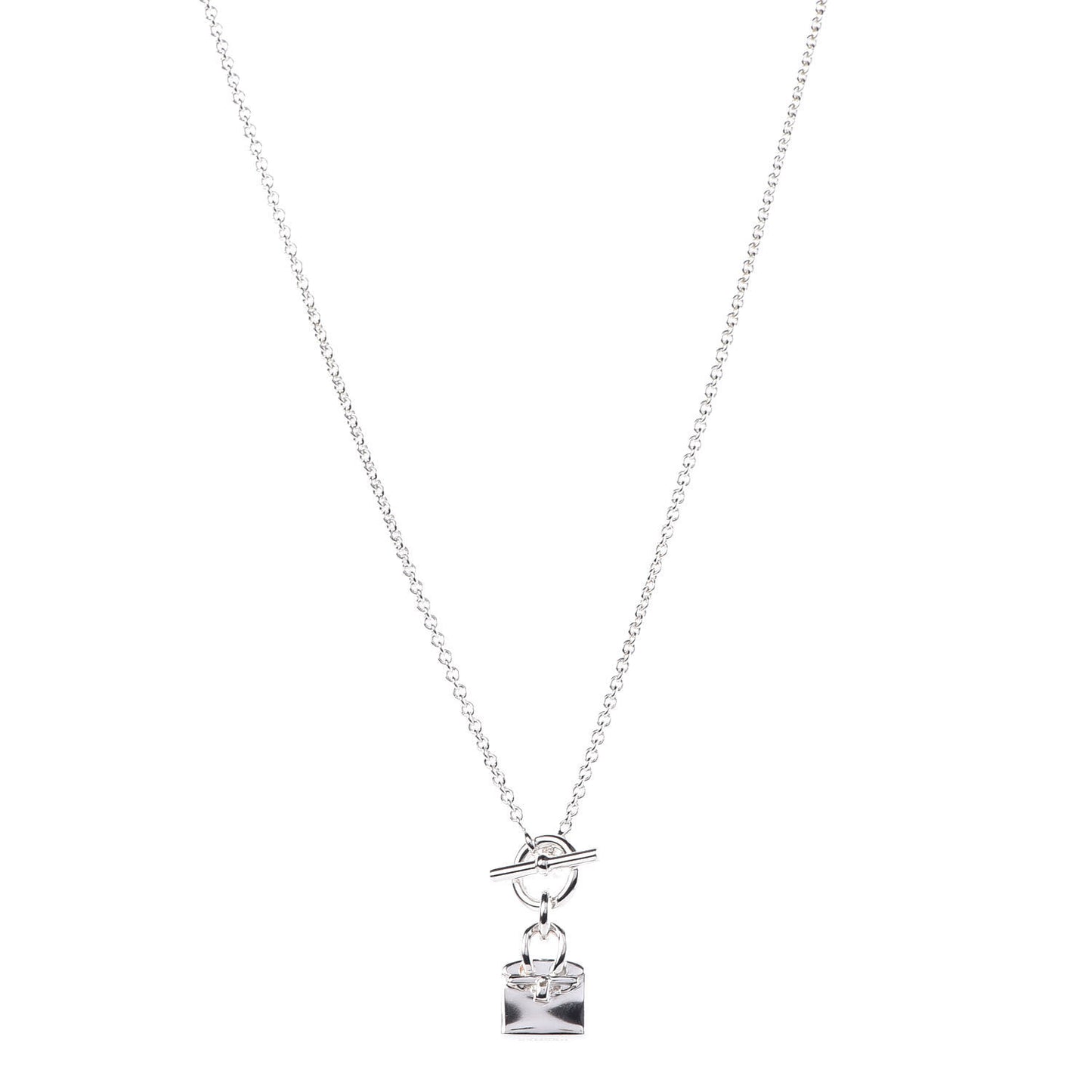 Sterling Silver Birkin Amulette Pendant Necklace