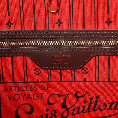Louis Vuitton Damier Ebene Neverfull MM 6 of 14