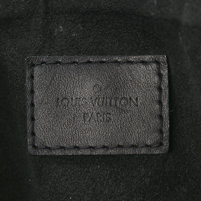 Louis Vuitton Monogram Flower Zipped Tote PM Black 6 of 8