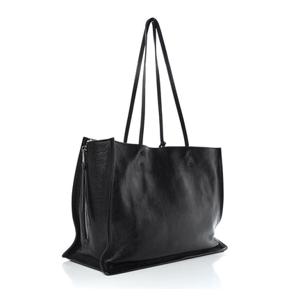 Prada Glace Calf Etiquette Tote Black Astrale 3 of 10