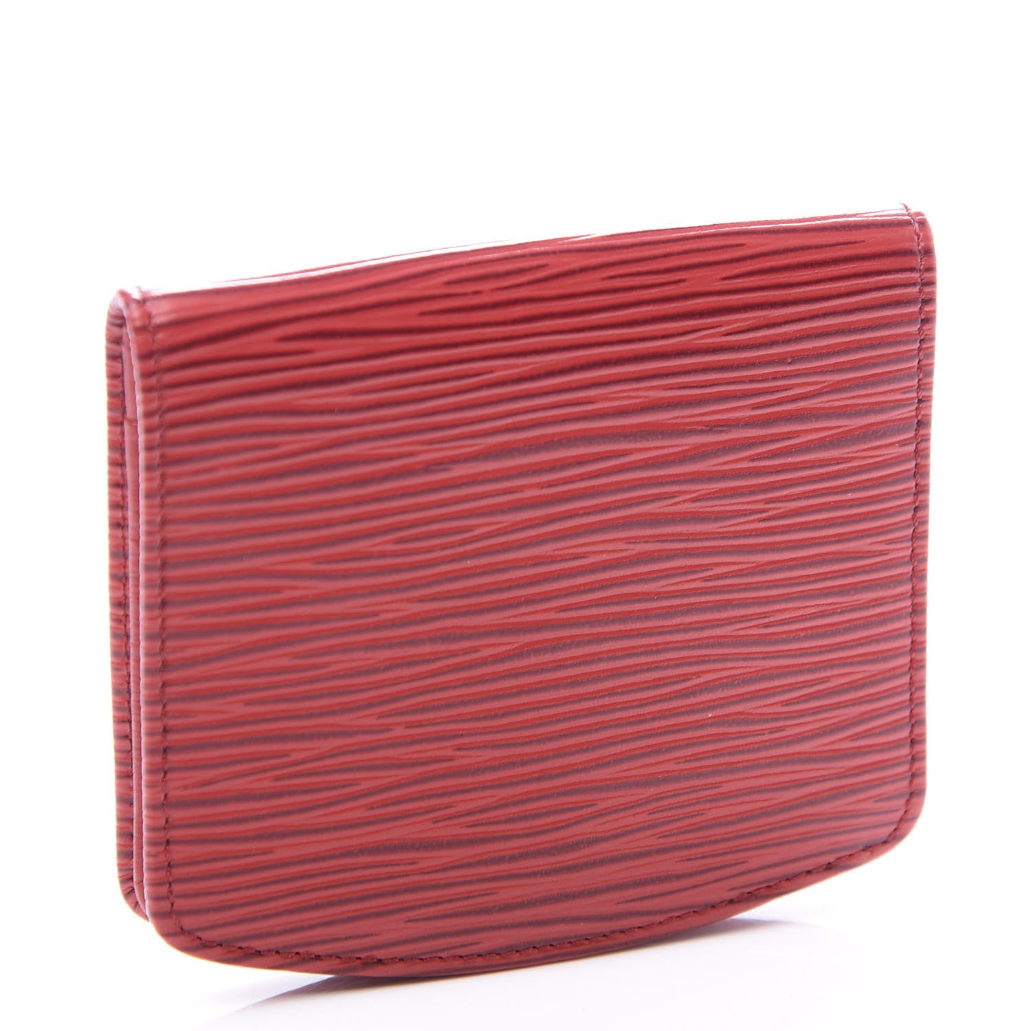 Louis Vuitton Epi Coin Purse Wallet Castillan Red 2 of 8