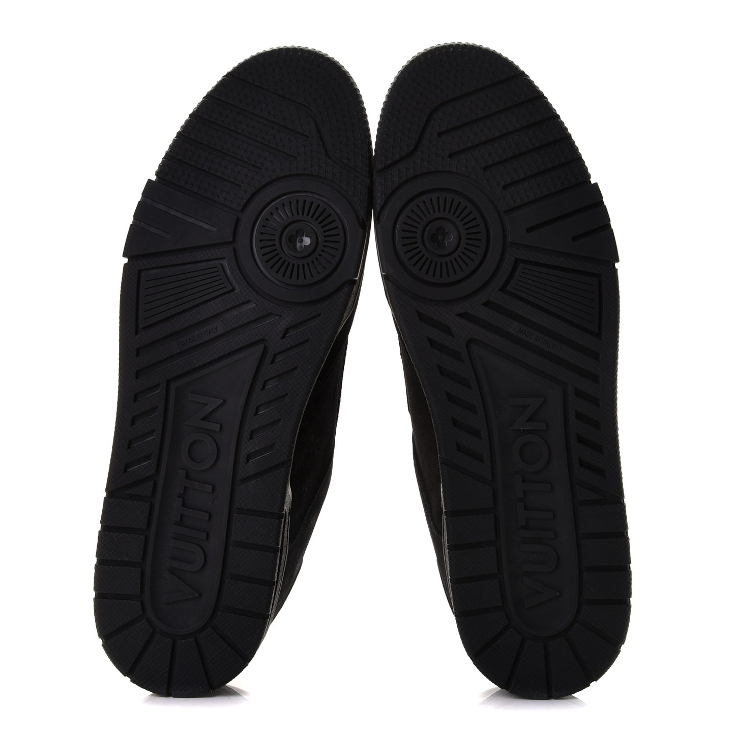 Suede Uniform Sneakers 10 Black