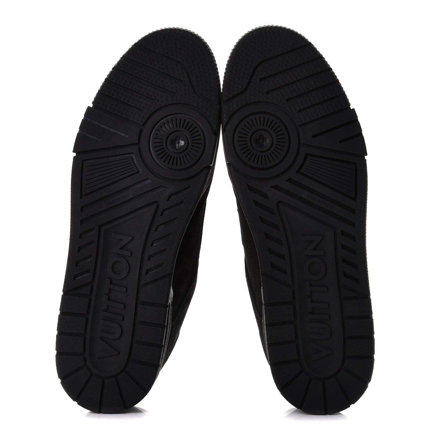 Louis Vuitton Suede Uniform Sneakers 10 Black 6 of 9