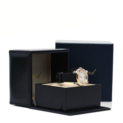 Chopard Stainless Steel 18K Rose Gold Rubber Diamond 36mm Happy Sport Heart Quartz Watch 5 of 5