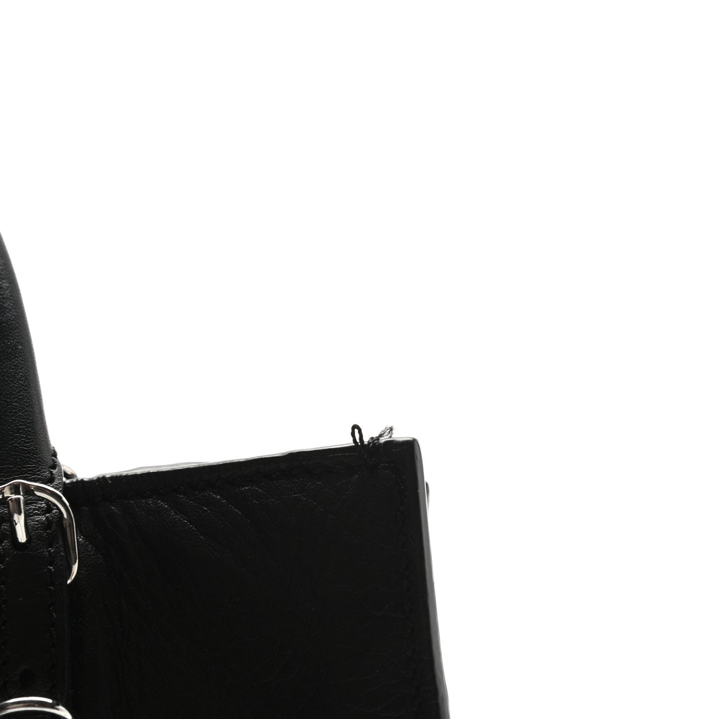 Calfskin Papier Mini A4 Tote Black