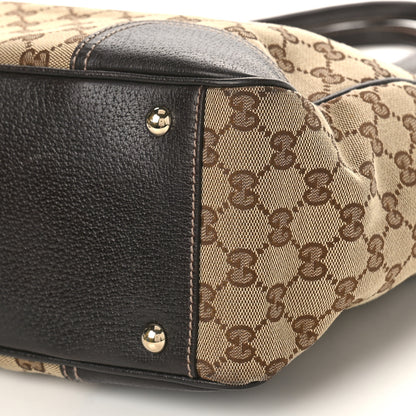 Gucci Monogram Medium Princy Tote Dark Brown 9 of 10