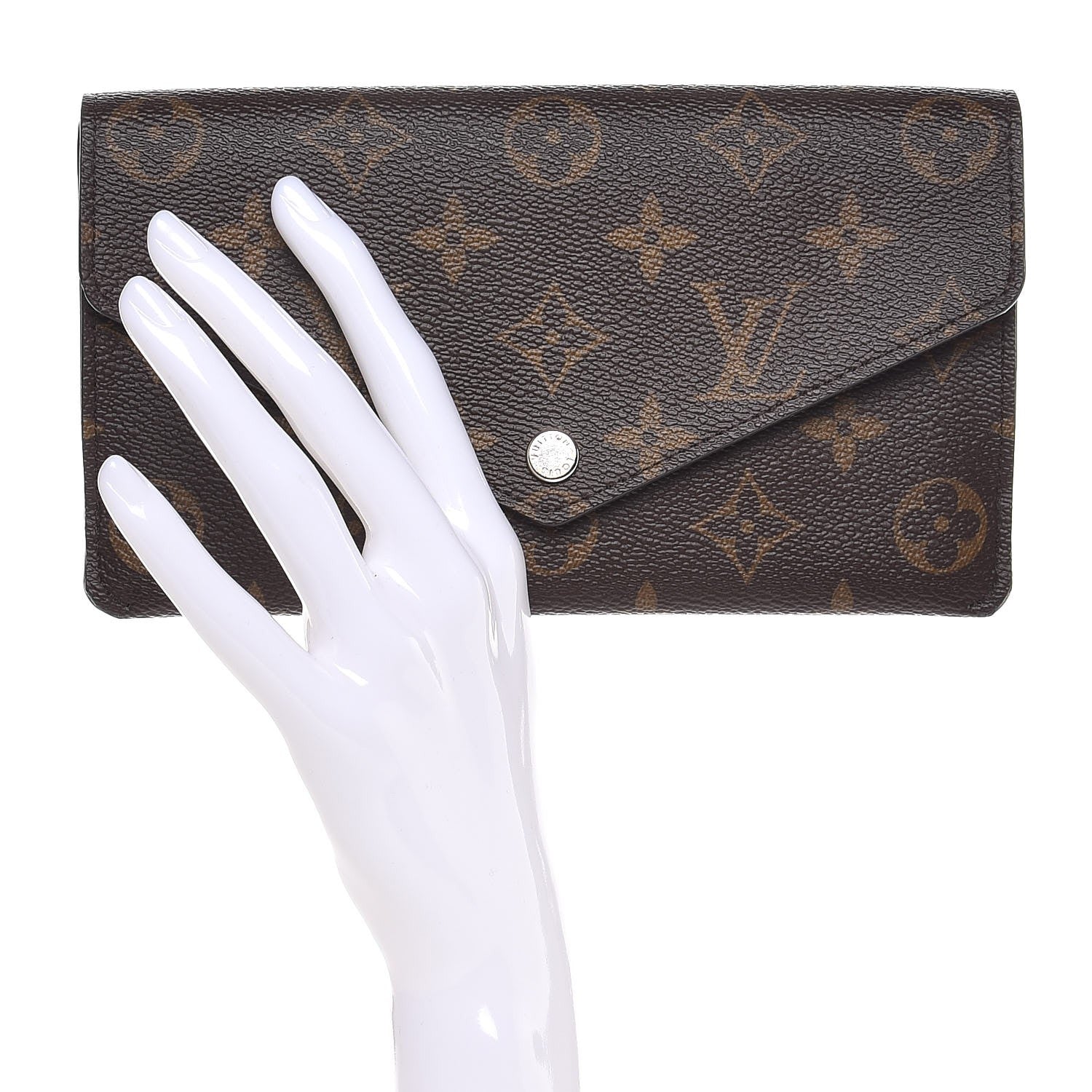 Louis Vuitton Monogram Jeanne Wallet Rose Ballerine 2 of 10