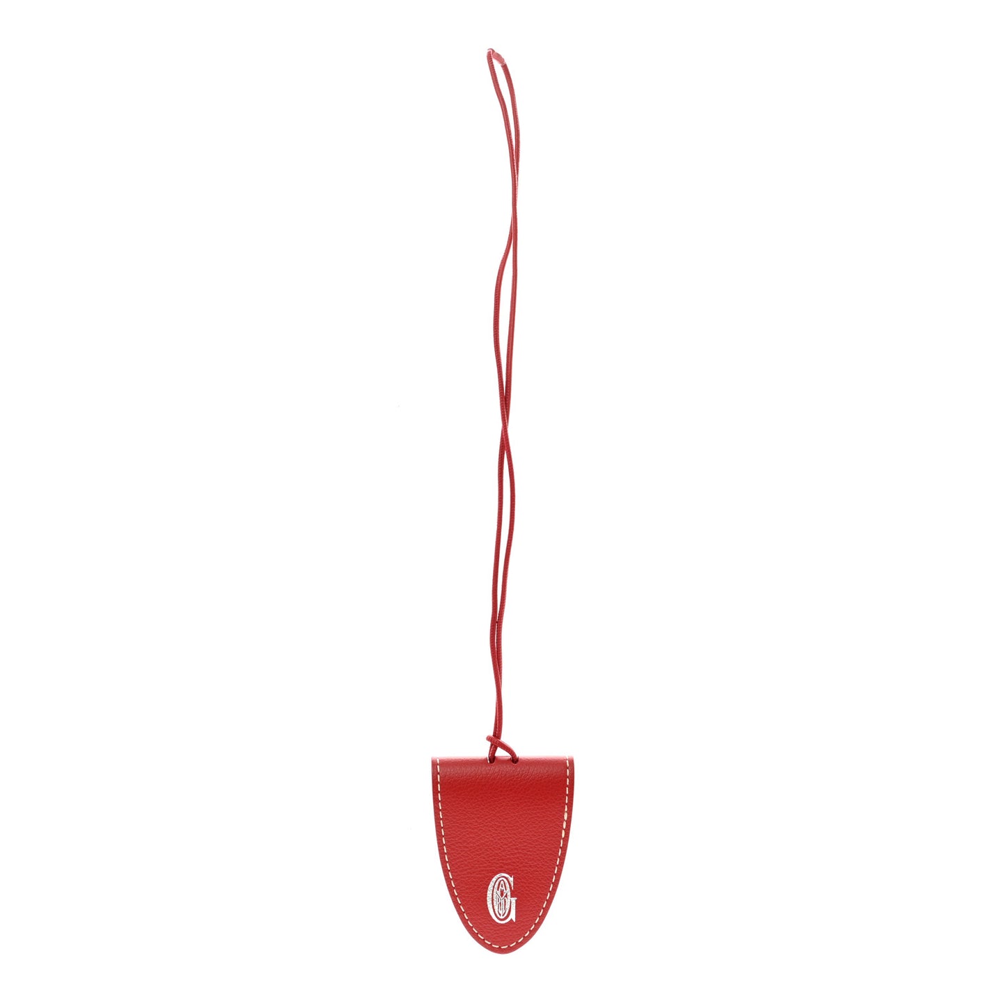 Calfskin Bag Clip Red