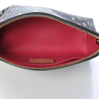 Louis Vuitton Monogram Multicolor Cosmetic Pouch Black Grenade 5 of 8