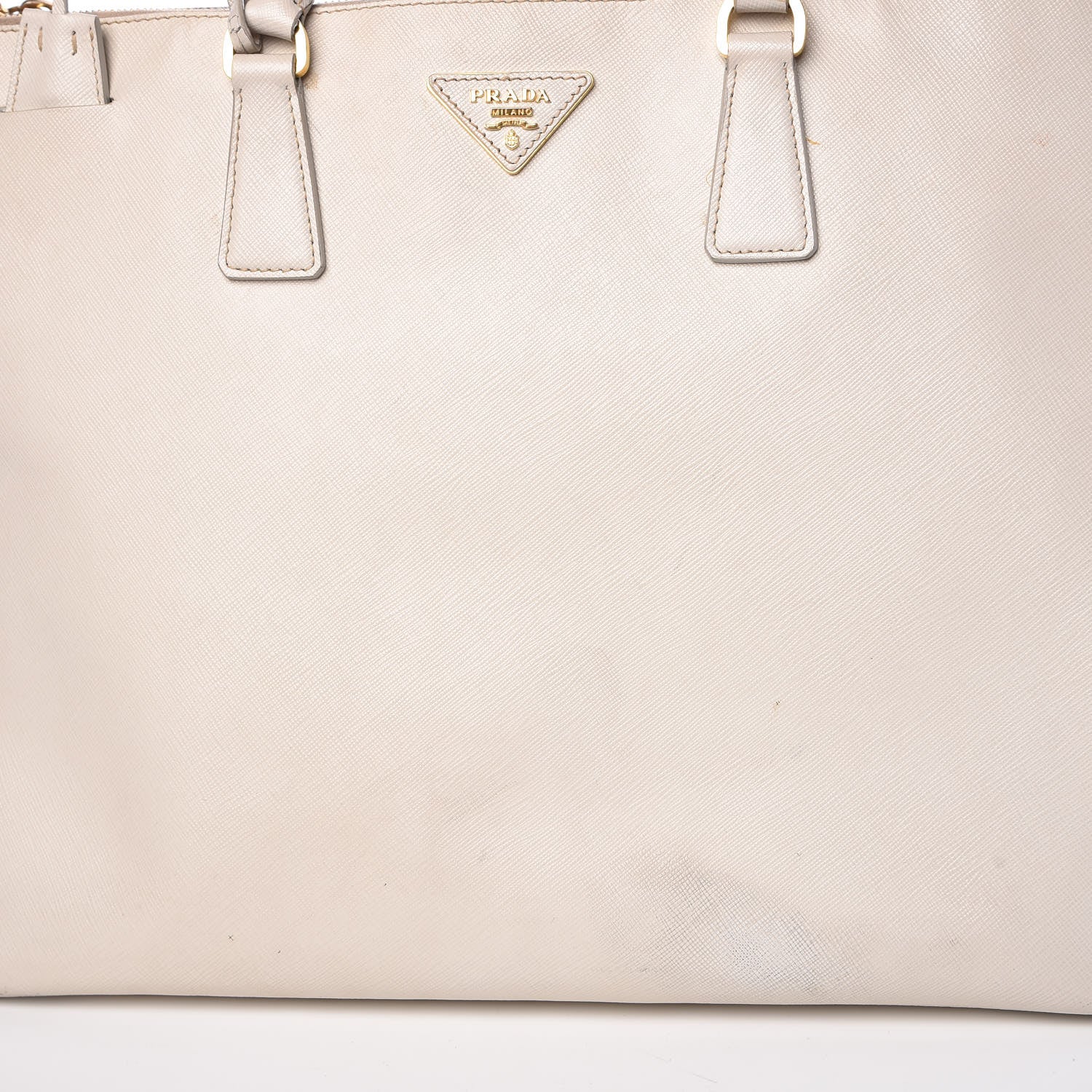 Prada Saffiano Large Galleria Double Zip Tote Talco 23 of 23