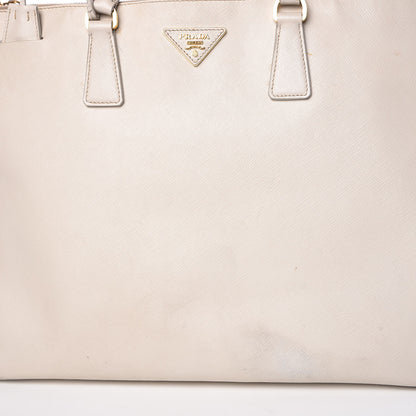 Prada Saffiano Large Galleria Double Zip Tote Talco 23 of 23