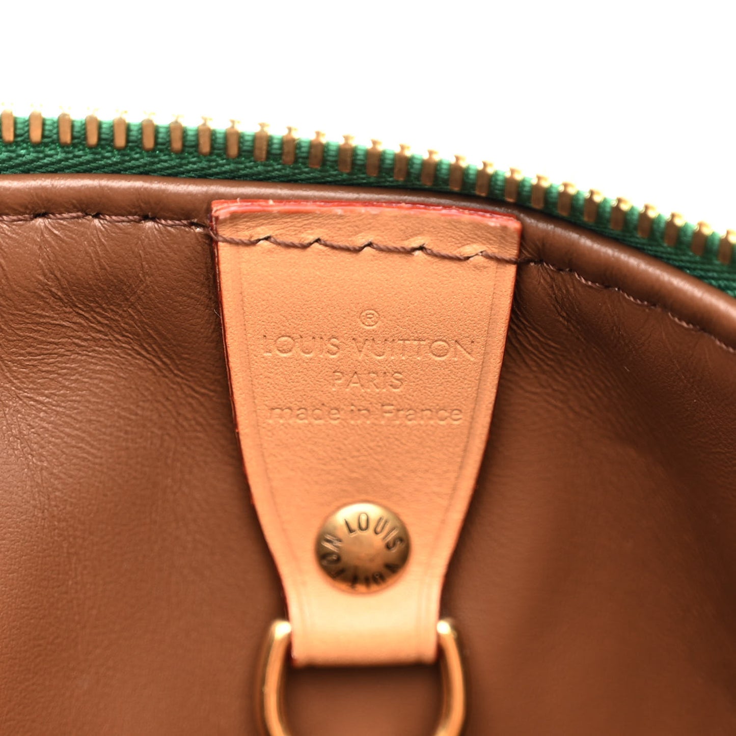 Calfskin Monogram Speedy P9 Bandouliere 25 Green