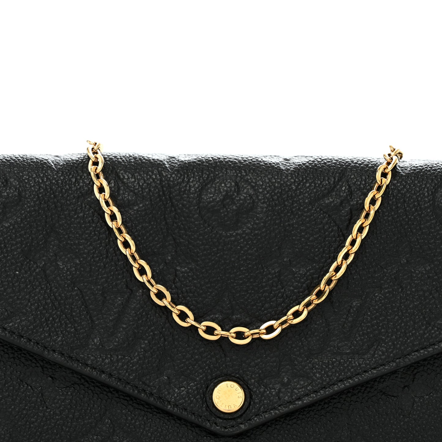 Empreinte Pochette Felicie Chain Wallet Black