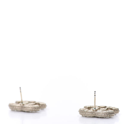 Chanel Pearl CC Earrings Light Gold 3 of 6