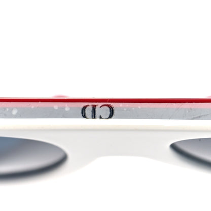 Christian Dior Acetate Diorsignature A2U DiorAlps White Red Blue 9 of 10