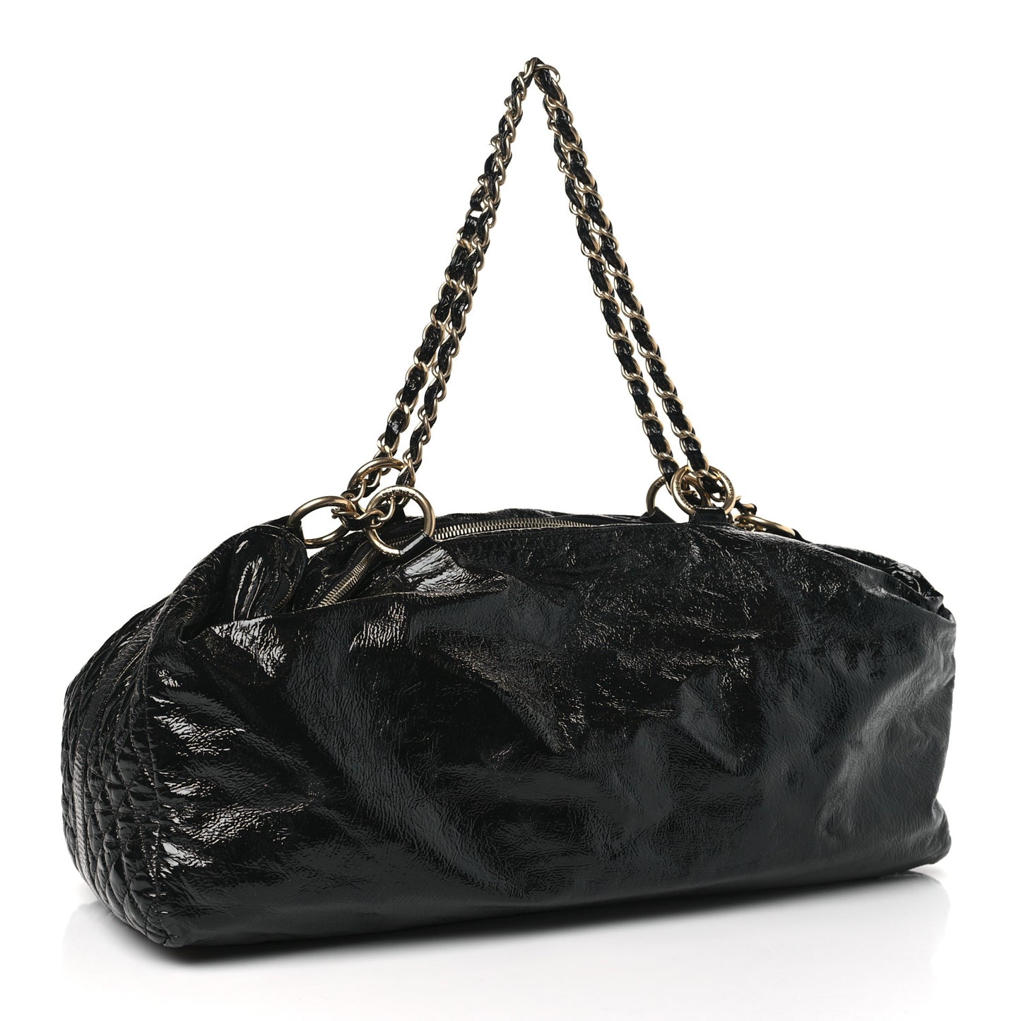 Vinyl XXL Rock and Chain Bowler Black