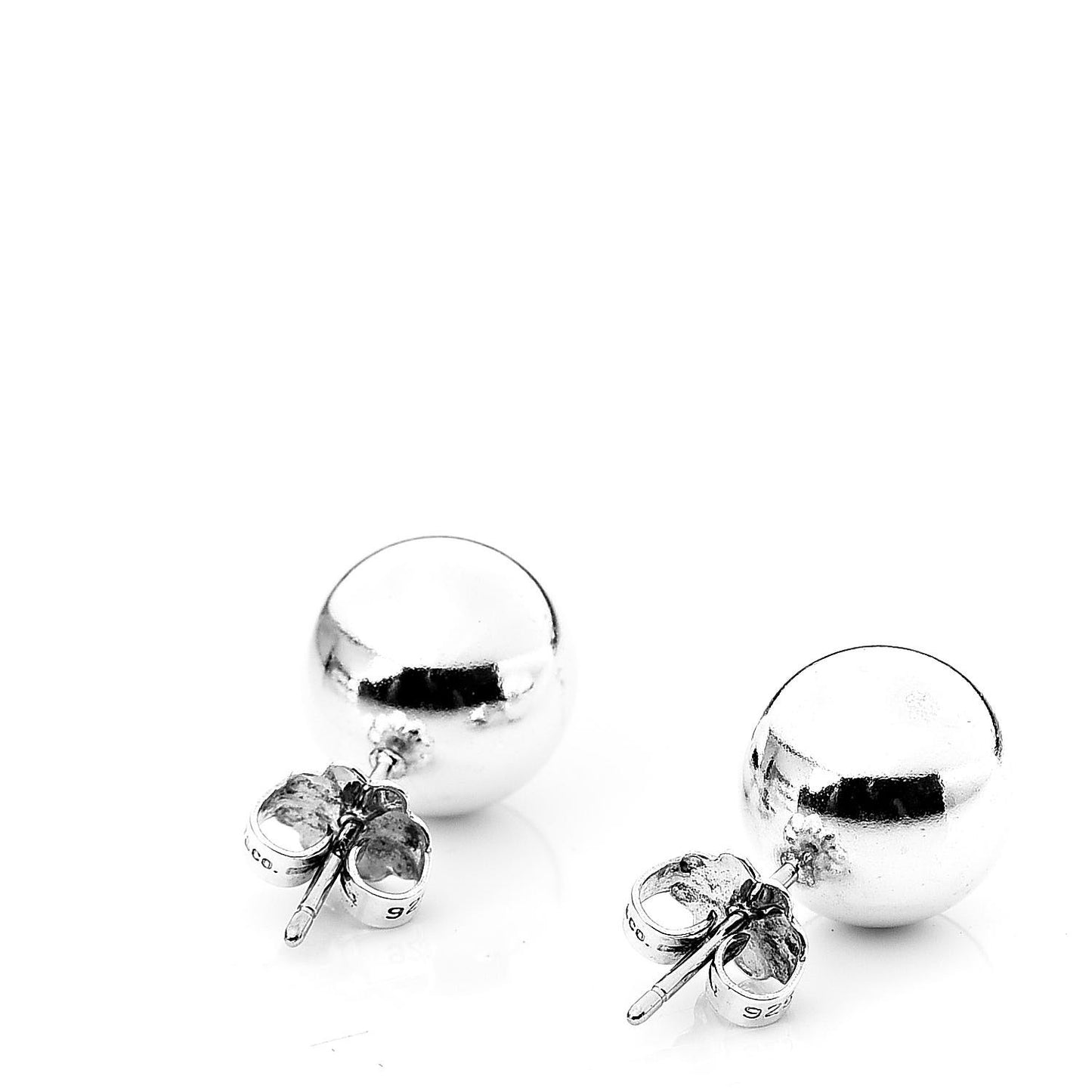 Sterling Silver 10mm HardWear Ball Earrings