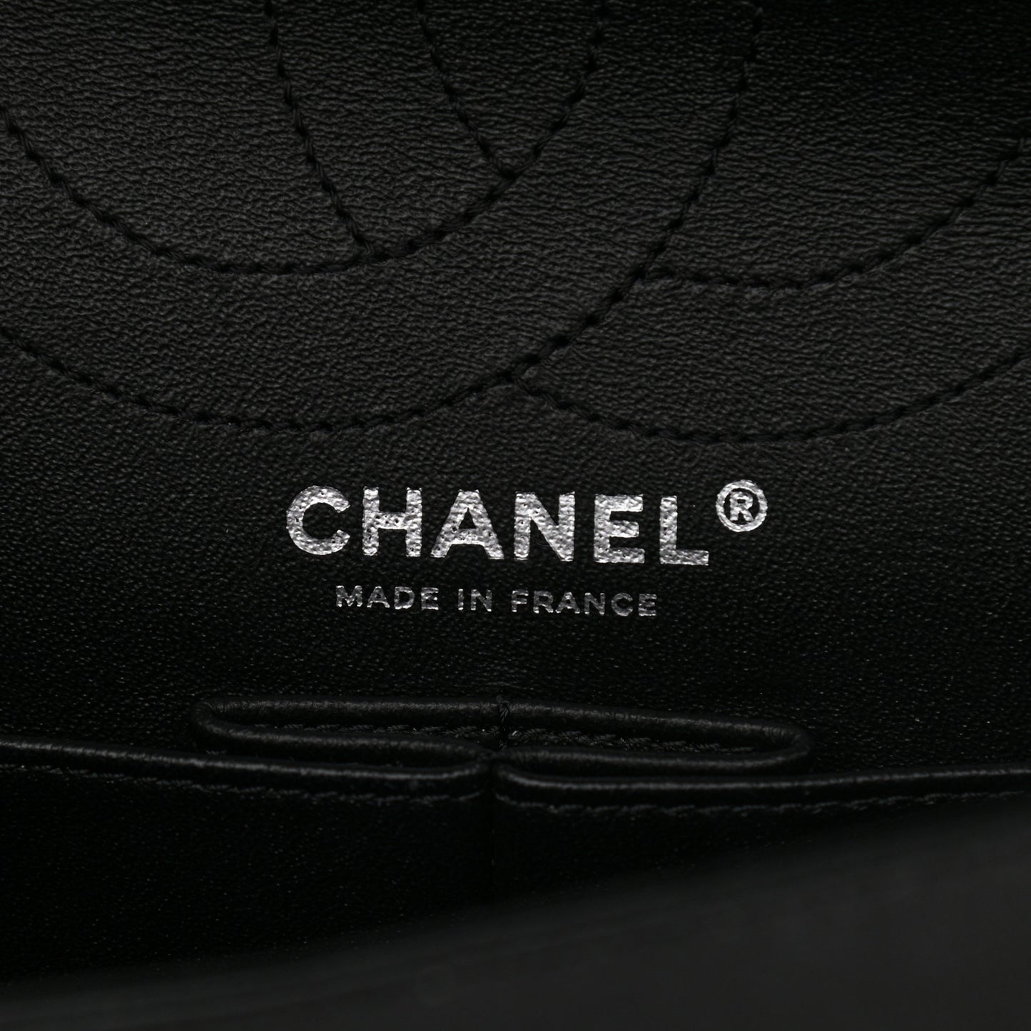Sheepskin Chevron Quilted Studded 2.55 Reissue 226 Flap Black