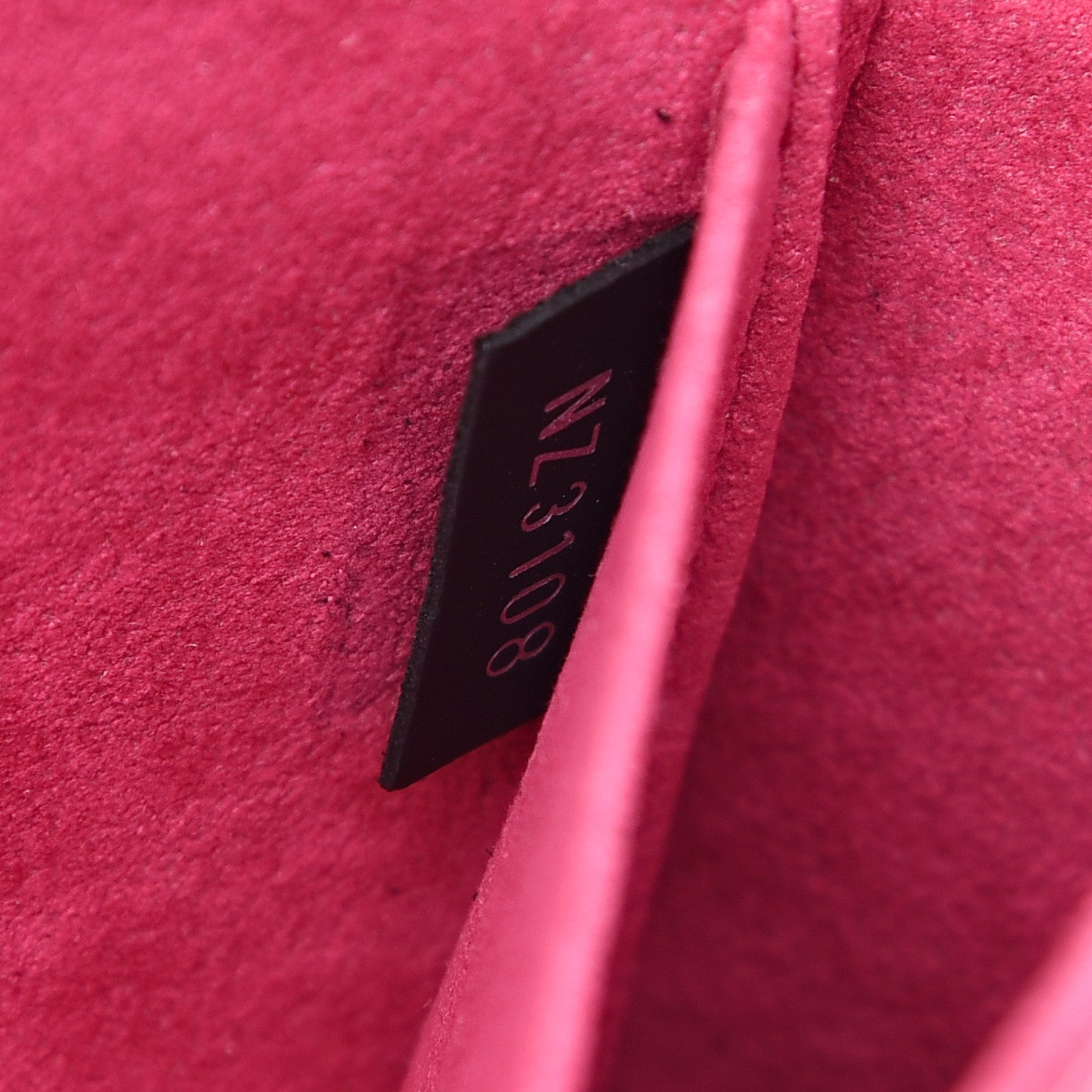 Louis Vuitton Epi Pochette Felicie Black Hot Pink 8 of 12