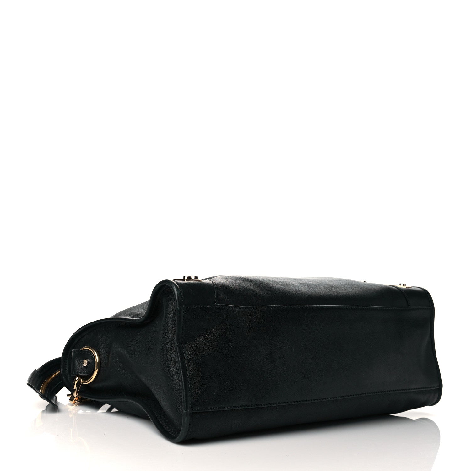Balenciaga Veau Amp Plate Gold Hardware City Black 4 of 10