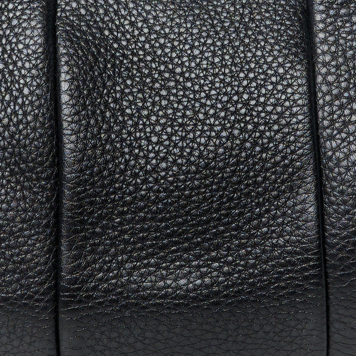 Pebbled Lambskin Mini Rockie Black Pale Gold Hardware