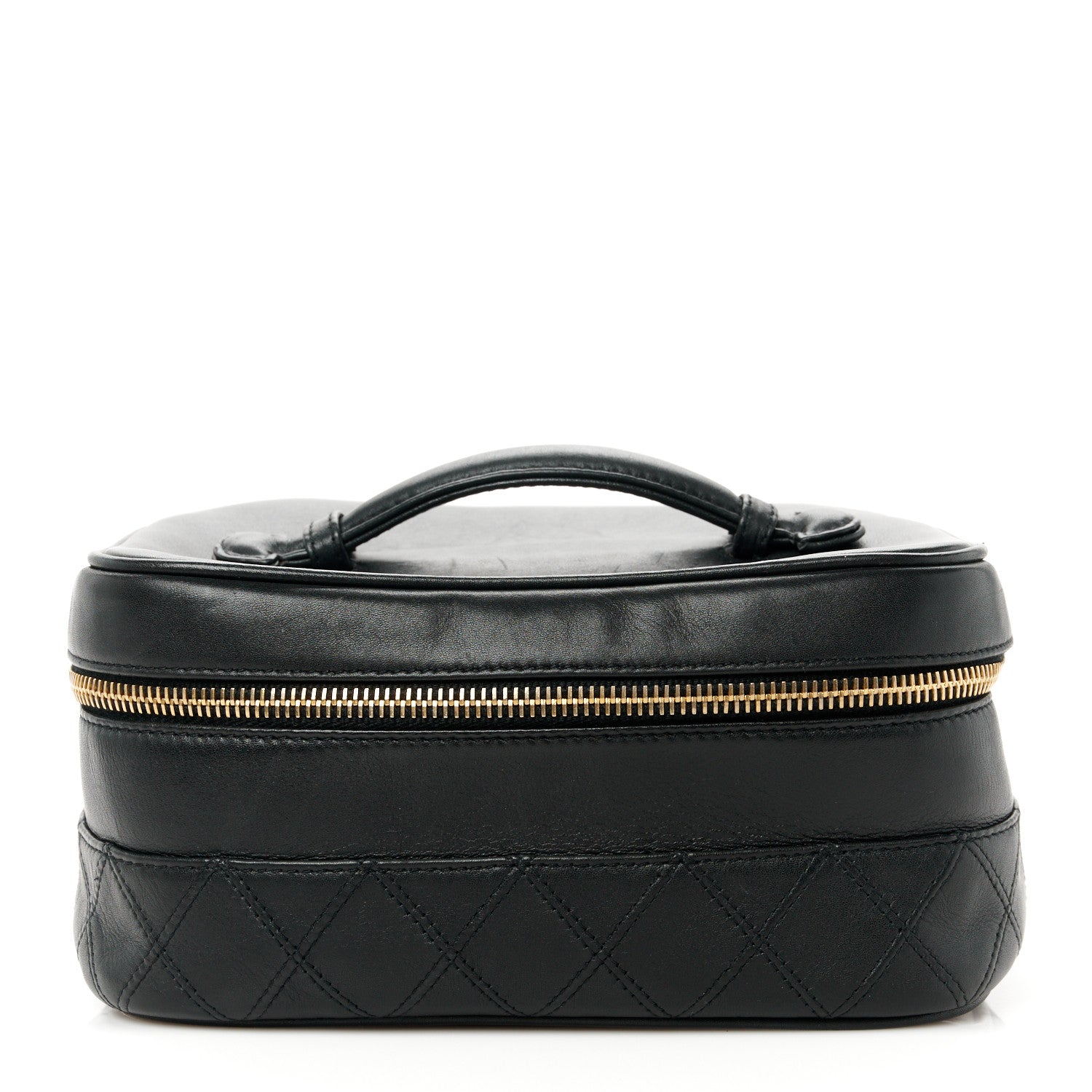 Chanel Lambskin Vanity Cosmetic Case Black 1 of 10
