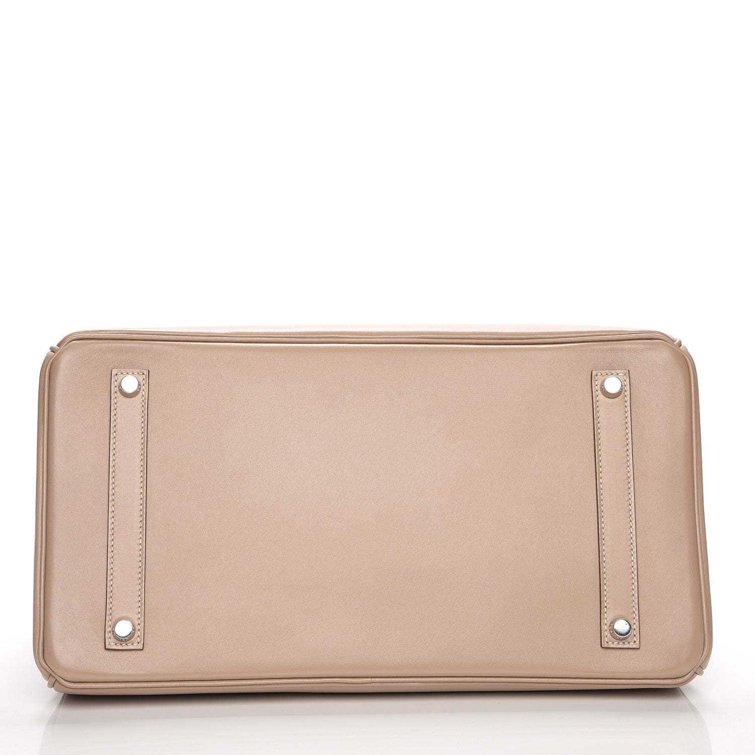 Hermes Tadelakt Guilloche Birkin 35 Argile 7 of 27