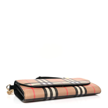 Burberry Vintage Check Henley Wallet On Chain Black 4 of 8