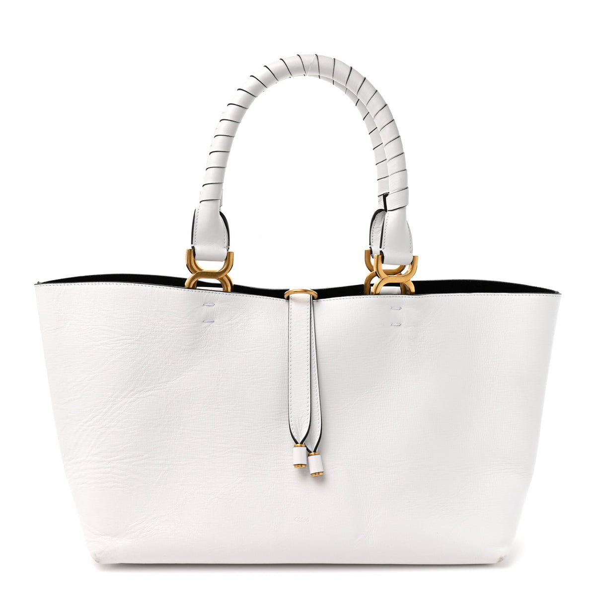 Chloe Calfskin Small Marcie Tote White 1 of 14
