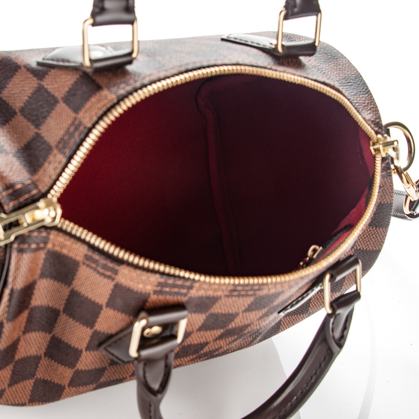 Damier Ebene Speedy Bandouliere 25