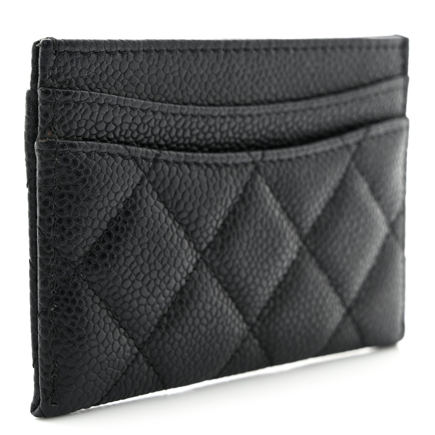 Chanel Caviar Quilted Card Holder Black 3 of 10