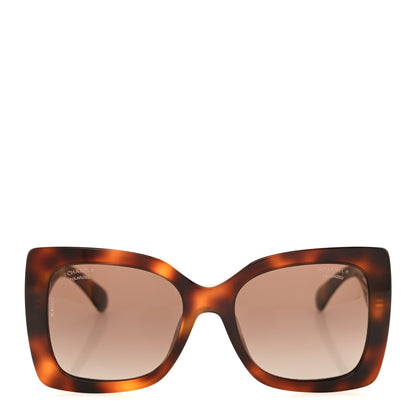 Chanel Square Polarized CC Sunglasses 5494-A Tortoise Brown 2 of 9