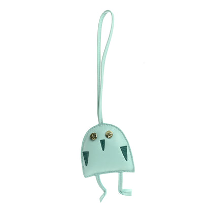 Hermes Lambskin Silk Petit H Hibouton Charm 1 of 4