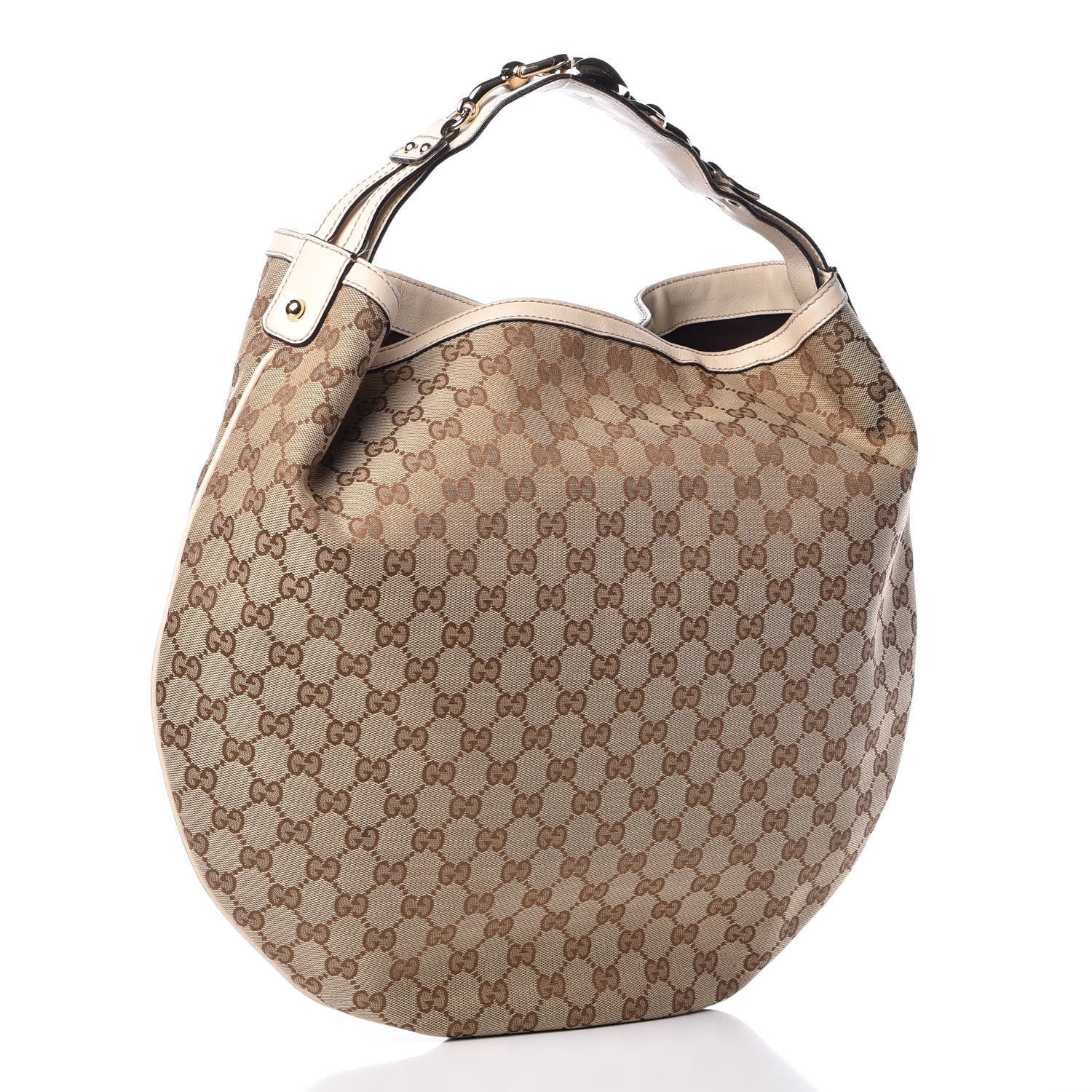 Gucci Monogram Large Wave Hobo Off White 3 of 21