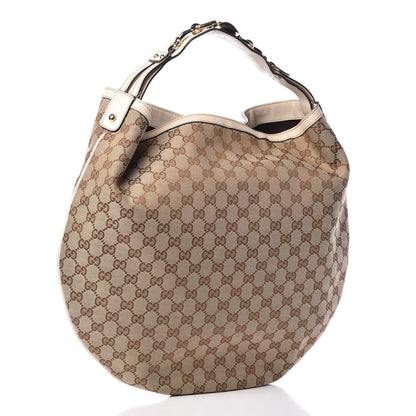 Gucci Monogram Large Wave Hobo Off White 3 of 21